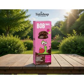 Bob-Snail Gyümölcs snack étcsokoládéban alma-málna 30g