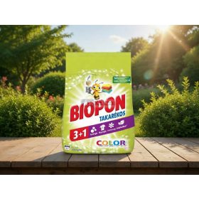 Biopon takarékos kompakt mosópor 1,02kg Color 17mosásos